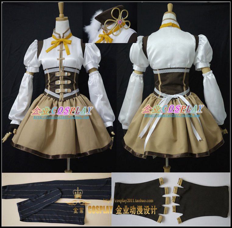 Tomoe Mami cosplay Puella Magi - Violet Evergarden Dress 评论和价格