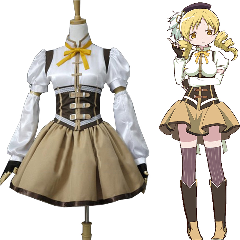 Tomoe Mami cosplay Puella Magi - Violet Evergarden Dress 评论和价格